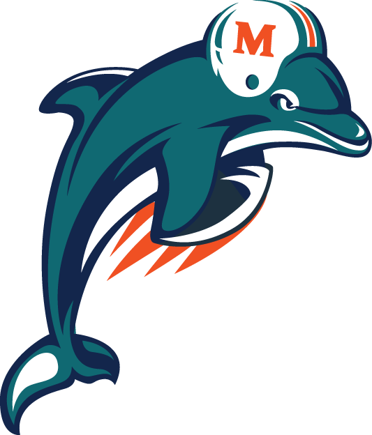 Miami Dolphins 1997-2012 Alternate Logo fabric transfer